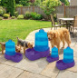 Lot de 5 Abreuvoir Bouteille Chiens Chats Animaux en plastique 8 litres, 25x34 cm