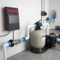 Chlorinateur par électrolyse au sel + Contrôleur de pH + Pompe de Dosage, piscines jusqu'à 120 m3