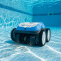 Leopard Pro Aquallice Robot pulitore per piscine a batteria per pavimenti, pareti e linea di galleggiamento.