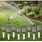 Bocal Rotativo Hunter MP815 90°-210° | Pacote com 3 Bocais de Irrigação de Alta Eficiência | Alcance de 2,4 a 4,8 Metros | Irrig