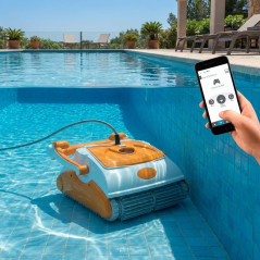 Robot Limpiafondos Automático Bora Drive Top Bluetooh, 80m2.