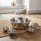 Comedero Bebedero Perros 29 cm | Pack 6 Bol 4 Litros Acero inoxidable para Perros y Gatos | Higienico, Resistente