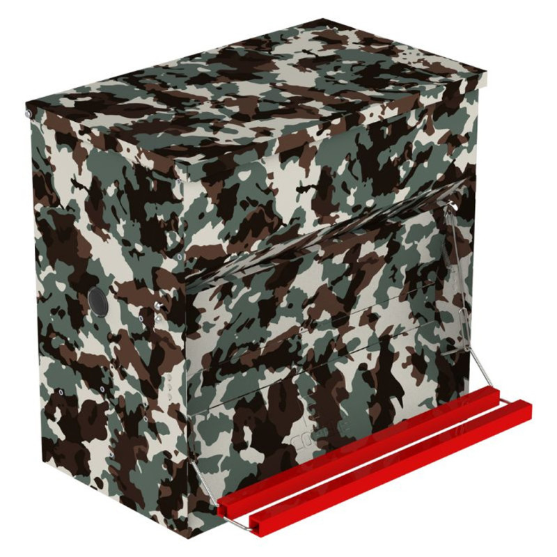 Comedero Tolva Aves SAFE-FEED 30 Kg 50 L | Tolva de Camuflaje para Aves | Hasta 35 Aves