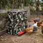 Comedero Tolva Aves SAFE-FEED 40 Kg 67 L | Tolva de Camuflaje para Aves | Hasta 35 Aves
