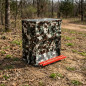 Alimentador de pássaros SAFE-FEED 40 kg 67 L | Alimentador de pássaros camuflado | Capacidade para até 35 pássaros