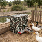 Comedero Tolva Patos SAFE-FEED 30 Kg 50 L | Tolva para Aves | Hasta 30 Patos