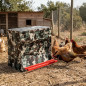 SAFE-FEED 30 kg 50 l Vogelfutterhaus | Tarnfarbenes Vogelfutterhaus | Für bis zu 35 Vögel