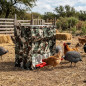 Comedero Tolva Aves SAFE-FEED 30 Kg 50 L | Tolva de Camuflaje para Aves | Hasta 35 Aves