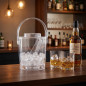 Doppelwandiger Eiswürfelbehälter mit Klammer + Deckel 3 Liter.