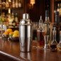 Shaker per cocktail con tappo inox da 0,5 L.