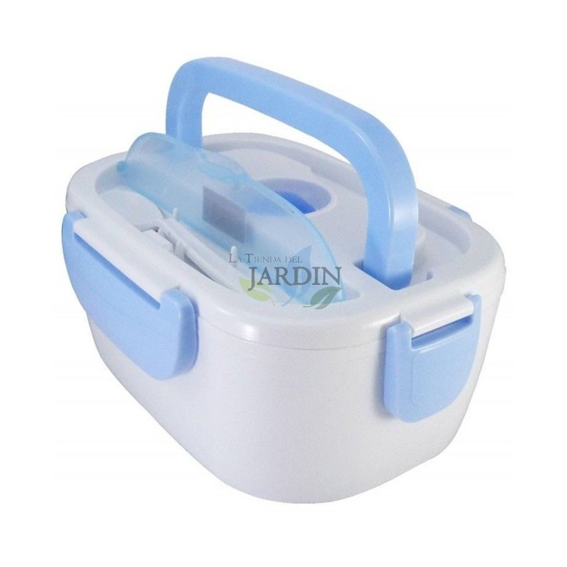 Gamelle chauffante 1L, lunch box chauffante électrique tupperware chauffant boite repas 12v24v220v 60W etanche réchauffe plat bu