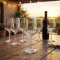 Lot de 6 Veres en cristal pour Vin Rouge
