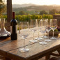 Set di 6 Calici di cristallo per Vino Rosso