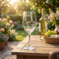 Verres à vin en cristal pour vin blanc | Lot de 6 | Design élégant et résistant | Idéal pour les fêtes et événements