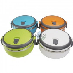 Lunch box 700 ml intérieur inox (couleur aléatoire)