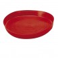 Piatto per Pulcini di Prima Età 40 cm | Mangime in Plastica | Alimentazione Pulcini Neonati | 40x40x5 cm