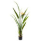 Artificial Paradise Flower Plant 140 cm with Pot | Plastic Plants for Indoor and Outdoor Garden Decoration