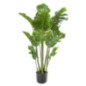 Planta artificial Monstera de 120 cm com vaso | Plantas de plástico para decoração de jardins internos e externos Planta artificial Monstera de 120 cm com vaso | Plantas de plástico para decoração de jardins internos e externos