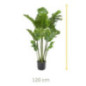 Planta artificial Monstera de 120 cm com vaso | Plantas de plástico para decoração de jardins internos e externos Planta artificial Monstera de 120 cm com vaso | Plantas de plástico para decoração de jardins internos e externos