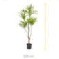 Artificial Eucalyptus Plant 130 cm with Pot | Plastic Plants for Indoor and Outdoor Garden Decoration