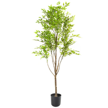 Artificial Eucalyptus Plant 190 cm with Pot | Plastic Plants for Indoor and Outdoor Garden Decoration
