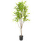 Planta artificial de eucalipto de 190 cm com vaso | Plantas de plástico para decoração de jardins internos e externos