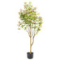 Planta artificial de plumeria de 90 cm com vaso | Plantas de plástico para decoração de jardins internos e externos Planta artificial de plumeria de 90 cm com vaso | Plantas de plástico para decoração de jardins internos e externos