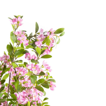 Planta Artificial Almendro Rosa 150 cm con Macetero | Plantas de Plastico para Decoracion de Jardin Interior y Exterior
