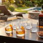 6 Stück Tritan Whiskygläser - 400 ml - Widerstandsfähiges Tritan
