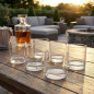 Pack 6 crystal glasses for Whiskey - 400 ml