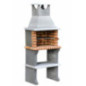 Barbecue encastrable Luna 74x47x190 cm avec grille 54x30 cm | Barbecue en béton et brique