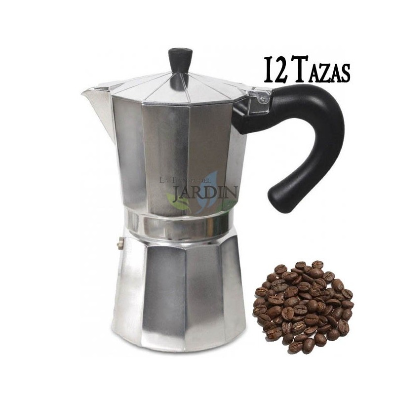 Cafeteira de indução clássica com capacidade para 12 xícaras