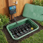 Hunter 24V 6-Zonen-Bewässerungsautomatik-Set für 25-mm-Rohre | Inklusive Programmiergerät, Magnetventilen und Zubehör