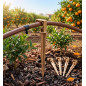 Pacote com 20 abraçadeiras para mangueira de 16 a 20 mm de diâmetro | Estacas para irrigação de jardim | Estacas para irrigação Pacote com 20 abraçadeiras para mangueira de 16 a 20 mm de diâmetro | Estacas para irrigação de jardim | Estacas para irrigação