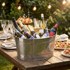 Ice Bucket Stainless Steel Bottle Cooler, 20 litres.