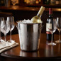 Bottle Cooler Ice Bucket with Welded Handles, Stainless Steel, 4.25 litres.