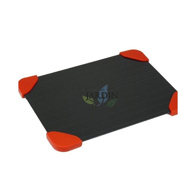 Bac de dégivrage dégivrage Viande rapide plateau en aluminium 23x16,5 cm Bac de dégivrage dégivrage Viande rapide plateau en aluminium 23x16,5 cm
