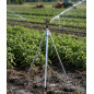 | Trípode acero riego 3/4" | Altura fija 70 cm | Soporte aspersores agrícolas | Rosca macho | Alta calidad resistente |