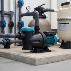 ESPA Silen I 0,33 PS Poolpumpe | Selbstansaugende Filterpumpe für private Schwimmbäder | 50-mm-Anschluss