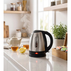 Lacor electric kettle in stainless steel -1.7 liters, 2400 W