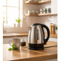 Elektrischer Wasserkocher aus Edelstahl, 1,7 l, 2400 W