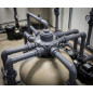 Tête de collecteur en PVC à 12 bras Ø 63-75 mm | Raccord 1" | Collecteur pour système de filtration de piscine