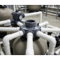 8-armiger PVC-Kollektorkopf Ø 50–63 mm | 1"-Anschluss | Kollektor für Poolfilter- und Filtrationssysteme