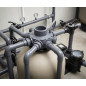 Cabezal Colector 8 Brazos PVC Ø 50-63 mm | Conexión 3/4" | Colector para Filtro de Piscina y Sistema de Filtración