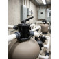 Pool selector valve 1 1/2" with screw without connection to filter, side inlet and base outlet, var 3