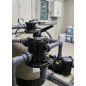 3-Way Bayonet Selector Valve for Pool Filter and Pump 1 1/2" | Side Inlet and Base Outlet
