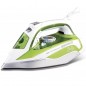Professional 2200W steam iron, green ceramic coating, efficient and fast ironing