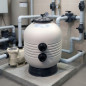 Filtro de sopro M-3000 | Diâmetro de 560 mm com válvula lateral | Vazão de 12.000 L/h | Pressão máxima de 2,5 bar Filtro de sopro M-3000 | Diâmetro de 560 mm com válvula lateral | Vazão de 12.000 L/h | Pressão máxima de 2,5 bar