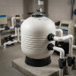 Filtro Soplado M-3000 | Diametro 480 mm con Valvula Lateral | Caudal 9000 L/H | Presion Maxima 2,5 Bar