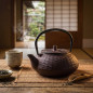 Teekanne aus Gusseisen (Braun, 0,8 l)
